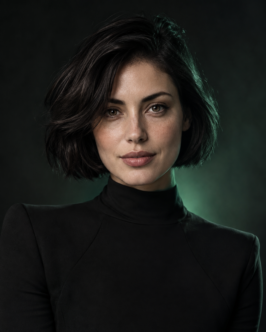 Natural-looking AI face swap portrait created in VibePaper